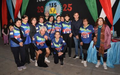 Fernández Celebra: El intendente Víctor Araujo visitó el encuentro de Newcom en el Club Sportivo