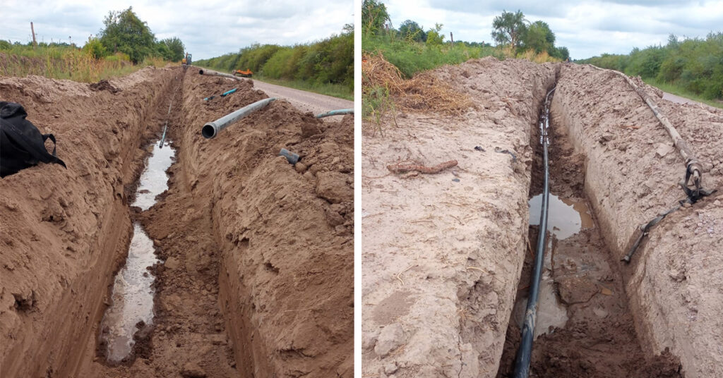 Primera etapa de mejoras y ampliación de la red de agua potable en Puesto Nuevo, San Ramón y Rincón